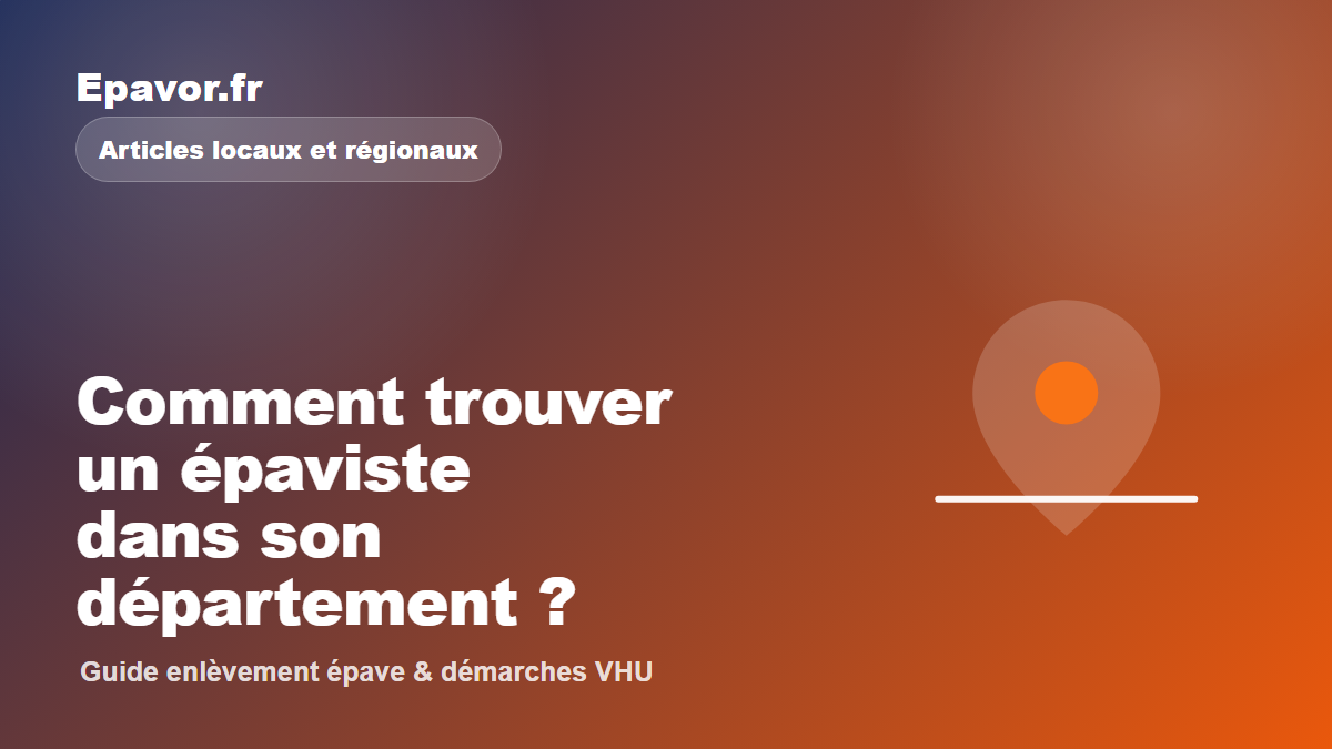 Comment trouver un épaviste dans son département ?